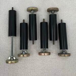 6.5"-10" Metal Replacement Legs Set of 6 M8x1.25 Thread for Adjustable Bed